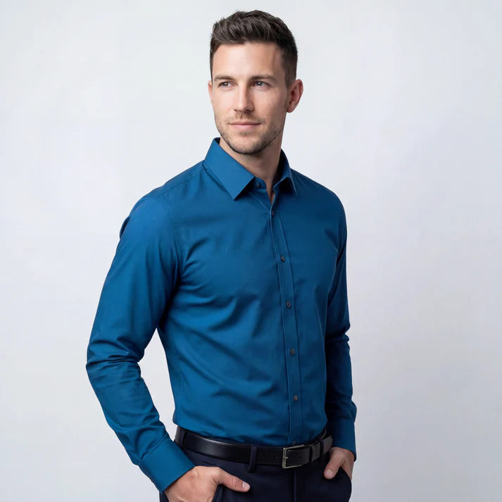 Camisa entallada Antiarrugas