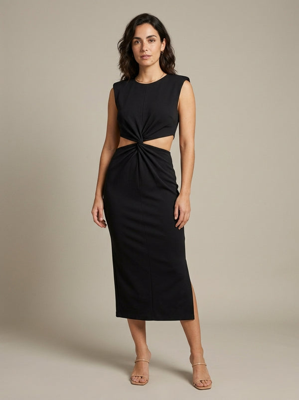 Vestido Midi Negro