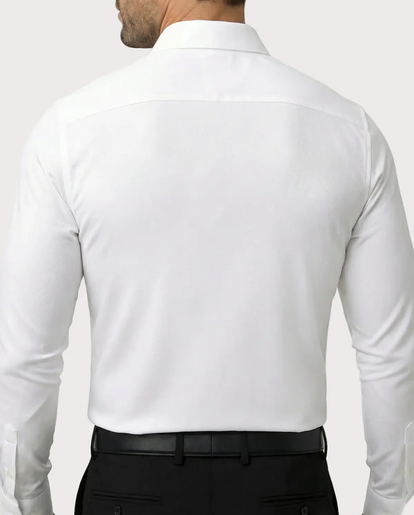Camisa de vestir elástica