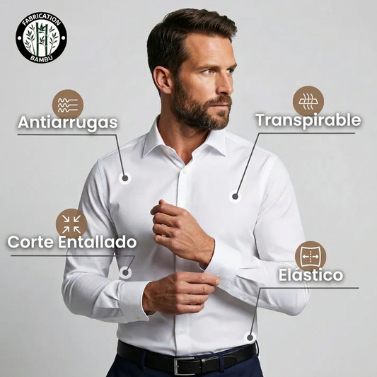 Camisa entallada Antiarrugas