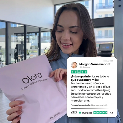 Olora Tanga Invisible Tiro Alto Anti Camel Toe